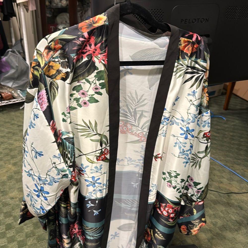Silk tunic, Chinese print size small